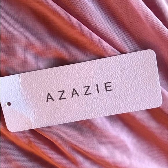 Azazie Skye Bridesmaid Dress In Beautiful Dusty Mauve, Size 6 - Picture 8 of 12